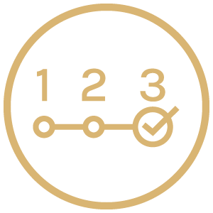 Commande en <br>3 étapes