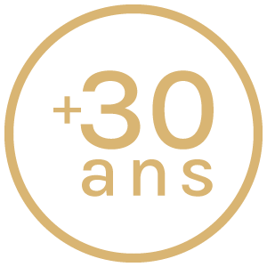 + 30 ans d&rsquo;expérience